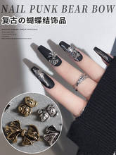 Rebites de metal para decoração de unhas, acessórios de bijuteria para decoração de unhas, arte de unha, retrô e punk, 100 2024 - compre barato