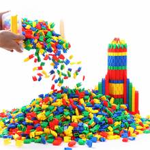Строительные блоки в форме пули, DIY головоломки, игрушки, пластиковые сборочные игрушки, 3D Игрушки для раннего развития, детские игрушки 2024 - купить недорого