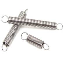 10Pcs 304 Stainless Steel Dual Hook Small Tension Spring Hardware Accessories Wire Dia 0.8mm Outer Dia 6-10mm Length 15-50mm 2024 - buy cheap