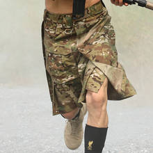 New Tactical Skirt Multicam Camouflage Military Skirt for Man Quick-off Man Outdoor Climbing Hiking Ripstop Skirt 2024 - buy cheap