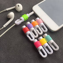Rubber USB Cable Protector Earphone Wire Cord Protection Cover Data Charger Line Protective Sleeve For iphone Huawei Xiaomi 2024 - buy cheap