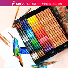 Marco Renoir Color Pencil Set 24/36/48/72/100/120 Colors Oil Colored Pencils Artist pack kids Colour coloring colouring pencils 2024 - buy cheap