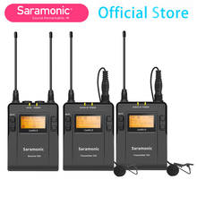 Saramonic-Sistema de micrófono inalámbrico UwMic9 Kit1/2, UHF, transmisión de vídeo, entrevista, Lavalier, para cámara DSLR, videocámara, Vlog, Podcast 2024 - compra barato