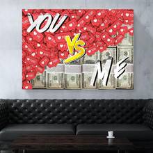 Canvas Modern Pictures Home Decoration 1 Piece Abstract Money Painting Wall Art Print Poster Framework Modular For Living Room 2024 - buy cheap