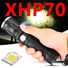 xhp70 LED Flashlight power 26650 or 18650 rechargeable battery powerful Tactical LED Flash light vs XM-L T6 torch Z4009 2024 - buy cheap