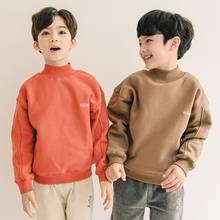 Children Sweatshirt For Boys Autumn Spring Long Sleeve O Neck Pullovers Kids Soft Cotton Warm Tops 3-14y Boys Sports Hoodies 2024 - купить недорого