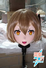 (KM1344)Quality Handmade Female/Girl Resin Japanese Cartoon Character Animego Cosplay Kigurumi Mask Crossdresser 2024 - buy cheap