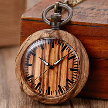 Натуральные технические мужские и женские креативные деревянные кварцевые часы с подвеской-цепочкой модные цветные часы reloj de bolsillo 2024 - купить недорого