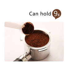 Портативный фильтр для кофе без дна для фильтра Delonghi Breville, 51 мм, Сменное кольцо для корзины, чаша для пивоварения, ручка для эспрессо 2024 - купить недорого