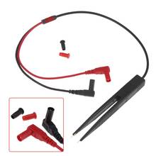 Resistance Test Clip Grip Lead Probe Multimeter Meter Capacitor Tweezer for resistor, capacitor or other SMD 2024 - buy cheap