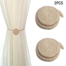 2Pcs/Set Creative Cotton Rope Curtain Buckle Hanging Tieback Drape Clip Magnetic Holder 2024 - buy cheap