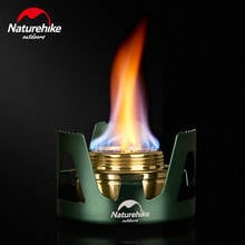 Naturehike mini forno portátil ultraleve, fogão de álcool líquido sólido, para ar livre, mochilão, caminhadas, camping, com suporte 2024 - compre barato