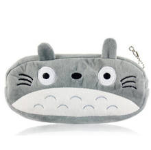 Плюшевая сумка с игрушкой Totoro, 20 см, плюшевый чехол, сумка для монет, кошелек, дизайнерский брелок, плюшевая игрушка B1016 2024 - купить недорого