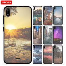 Jurchen-capa para wiko y50 2019, capa de silicone macio com estampa 3d, capa para celular fashion 2024 - compre barato