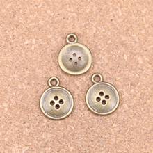 106pcs Charms button 13mm Antique Pendants,Vintage Bronze Jewelry,DIY for bracelet necklace 2024 - buy cheap