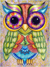 DIY Diamond Painting Cartoon Full Square Drill Resin Pictures Of Rhinestones Decor Home Owl Mosaic Diamond Embroidery Animals 2024 - buy cheap