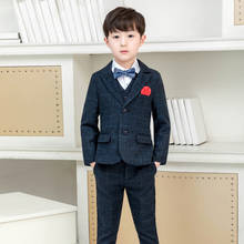 New Boys Suit Vest+Blazer+Pants 3pcs Kids Child Boys Suits Formal Costume Gentleman Blazers Wedding Suit Children Clothing 2024 - buy cheap