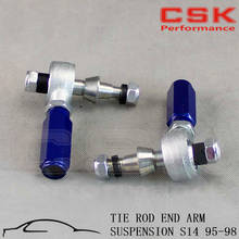 2pcs TURBO OUTER TIE ROD END ARM SUSPENSION FIT FOR 95-98 240SX S14 SR20 SILVIA 2024 - buy cheap