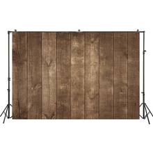 HUAYI Photography Backdrop Newborns Baby Studio Brown Wood Textured Photo Background Wooden Planks Photo Booth Floordrop W-1392 2024 - buy cheap