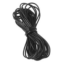 5m Cordón de cuero de vaca joyería de cuero cuerda de cuerda redonda para DIY collar pulsera Material de fabricación de joyas 1/1. 5/2/3mm 2024 - compra barato