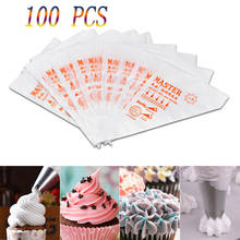 100PCS DIY Decoration Pastry Bags Disposable Plastic Cake Decoration Bags Icing Fondant Cake Cream Bag Baking Accessories 2024 - buy cheap