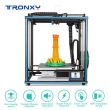 Tronxy Модернизированный Новый X5SA 24V 3D принтер DIY наборы авто уровень большой размер печати тепло кровать 3D машина нити печати Facesheild 2024 - купить недорого