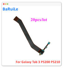BaRuiLe-cable flexible de carga para tableta, dock conector USB, puerto de carga para Samsung Galaxy Tab 3 P5210, 20 Uds. 2024 - compra barato