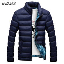 E-BAIHUI, зимняя мужская куртка, 2020, модная мужская парка с воротником-стойкой, мужские плотные куртки и пальто, мужские зимние парки, G021 2024 - купить недорого