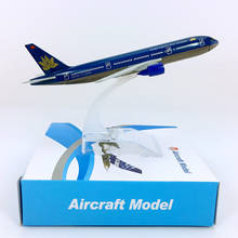 16CM Alloy Aircraft 1:400 Boeing B777-200 model Vietnam airlines W plastic base airplane collectible display model collectionToy 2024 - buy cheap