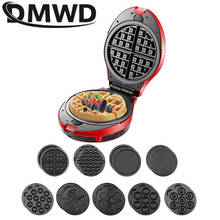 DMWD 220V Multifunction Waffle Maker Electric Doughnut Ice Cream Cone Grill Cake Oven Pan Eggette Machine 9 Plates Optional 3 2024 - buy cheap