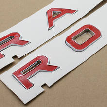 Chrome borda letras emblema para range rover evoque velar sv autobiografia estilo do carro capa e tronco logotipo emblema adesivo preto vermelho 2024 - compre barato