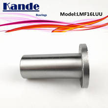 Kande Bearings LMF16L UU  2pcs LMF16LUU Round Flange linear Bearing Extended dr: 16mm LMF16 2024 - buy cheap