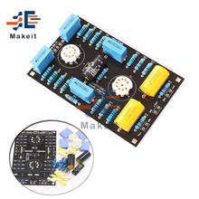 Dc 180-300v dc 12v 12ax7/12au7 tubo preamp placa amplificador diy kits clássico circuito tubo bile pré-amplificador para 12ax7/12au7 tubo 2024 - compre barato