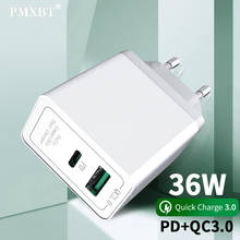 36W PD USB Charger Quick Charge 4.0 3.0 Type C Charger For iPhone 11 Pro Max Macbook Huawei US EU UK Plug Power Charger Adapter 2024 - buy cheap