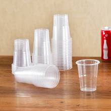 50PCS Clear Disposable Cups Household Food Grade PP Drinking Cups Office Thickened Beer Mugs Party Birthday Wedding Supplies 2024 - buy cheap