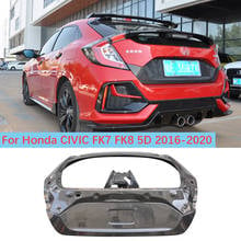 Крышка багажника из углеродного волокна для Honda Civic FK7 FK8 hatbach 2016 - 2020 2024 - купить недорого