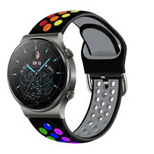 Ремешок для смарт-часов Huawei Watch GT2 Pro, силиконовый, 42 мм, GT 2, GT2, 46 мм 2024 - купить недорого