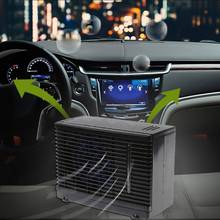 Ajustável 12v carro condicionador de ar refrigerador refrigeração ventilador água gelo evaporativo 4xfb 2024 - compre barato