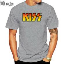 Camisa masculina t beijo clássico logotipo banda de música hard rock engraçado camiseta novidade tshirt feminino 2024 - compre barato