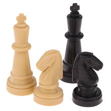 32 pcs/lot 2'' Plastic Chess Pieces Only Board Game Checker Pawns Accessories 2024 - buy cheap