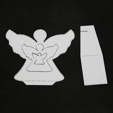 3D ангел металлический Трафаретный вырубной штамп трафарет для скрапбукинга "сделай сам" штамп для альбомов Бумага карты тиснение ремесленный декоративный M17D 2024 - купить недорого