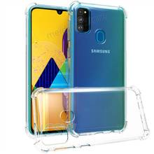 Clear TPU Back Case For Samsung Galaxy M31 M21 M11 A01 A21 A31 A41 A51 A71 Note10 Lite A20 A30 A40 A50 A70 Shockproof Cover Capa 2024 - buy cheap