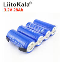 LiitoKala-batería de alta potencia LiFePO4 3,2, pila de descarga continua máxima de 55A, con hojas de níquel, 32700 V, 14Ah, 21ah, 28ah, 35ah, 24Ah 2024 - compra barato