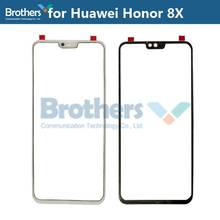 Lente de vidro frontal externa para huawei, honor 8x, touch screen, para JSN-L21 l22, l23, l42, al00, lcd, substituição, nova 2024 - compre barato