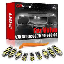GBtuning Error Free  LED For Volvo V70 V50 V60 XC60 70 90 C30 C70 S40 S60 S70 S80 S90 Car Interior Bulb Accessories Light Kit 2024 - buy cheap