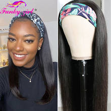 FG-Peluca de cabello humano liso para mujeres negras, pelo Remy brasileño sin pegamento, 150 de densidad, 26 pulgadas 2024 - compra barato