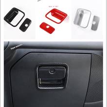 Lapetus 3 Colors Copilot Glove Storage Box Handle Frame Cover Accessories Interior Trim Fit For Jeep Wrangler JL 2018 - 2022 2024 - buy cheap