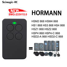 Controle remoto para portão hormann 868, hsm2, hsm4, hs1, hs2, hs4, hse2, hse4, abridor de porta de garagem, hormann 433, 868 mhz 2024 - compre barato