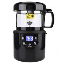 Torrador de café elétrico, mini máquina elétrica que não fumaça para assar grãos de café, 1400w, 80-100g, ce/cb, 100-240v, 1400w 2024 - compre barato