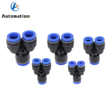 3 Way Port Y Shape Air Pneumatic 4 6 8 10 12 14 16mm OD Hose Tube Push in Gas Plastic Pipe Fitting Connectors Quick Fittings 2024 - buy cheap